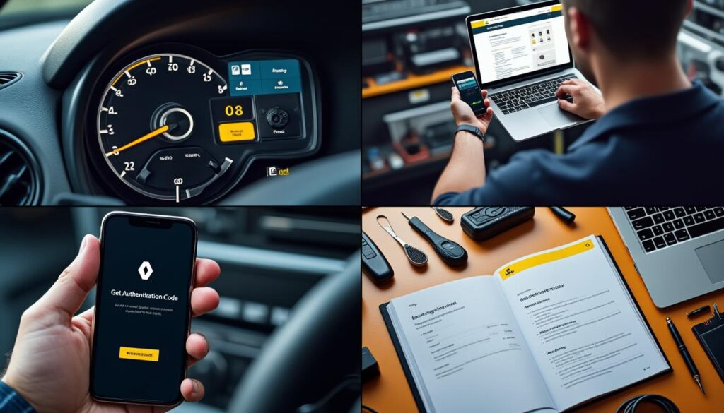 découvrez les étapes simples et détaillées pour obtenir le code d'authentification de votre renault clio 4, afin de garantir la sécurité de votre véhicule. suivez notre guide pratique pour accéder facilement à ce code nécessaire pour le déverrouillage ou reprogrammation de votre clé.