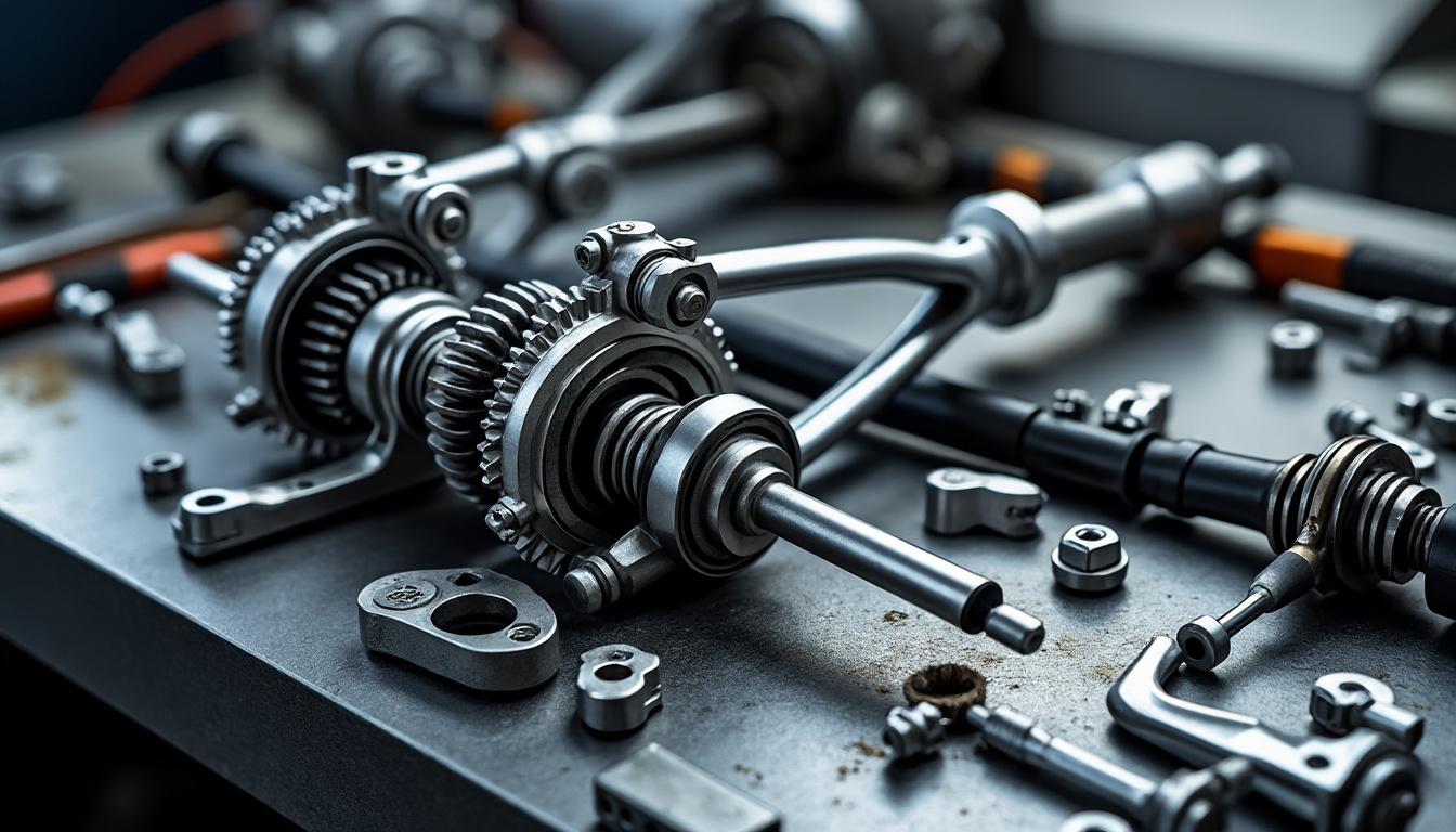 demystifier la tringlerie de boite de vitesses son fonctionnement les etapes de changement et les couts associes 1 découvrez comment fonctionne la tringlerie de boîte de vitesses, les étapes essentielles pour la remplacer, ainsi qu'une estimation des coûts associés à cette réparation automobile.