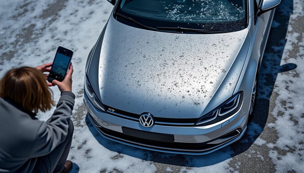 découvrez le coût moyen pour réparer une voiture endommagée par la grêle et les démarches à suivre pour obtenir un remboursement auprès de votre assurance.