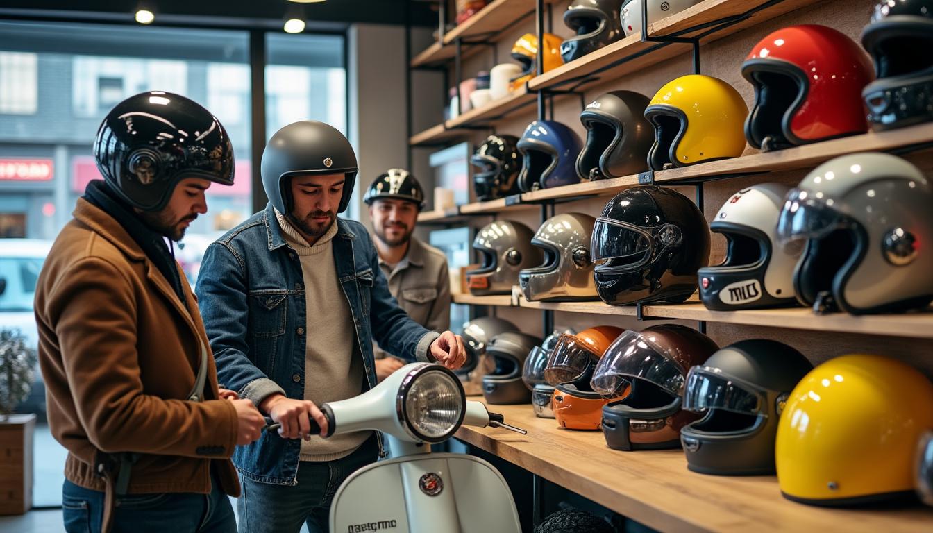 découvrez comment choisir le casque vespa idéal en 2026 pour allier style élégant et sécurité optimale lors de vos balades en scooter.