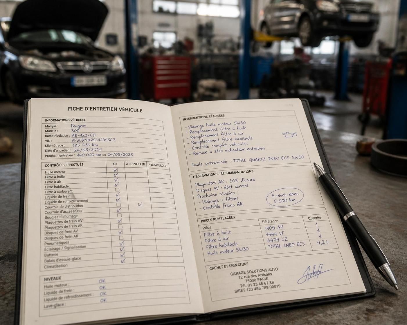 découvrez l'importance de la fiche d'entretien voiture et apprenez comment la remplir correctement pour assurer le suivi et la maintenance optimale de votre véhicule.
