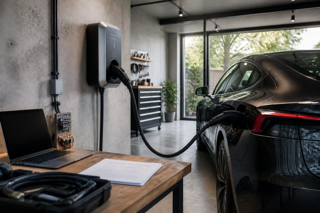découvrez comment installer une borne de recharge à domicile en 2026 : tarifs, démarches administratives et aides financières disponibles pour faciliter votre projet.