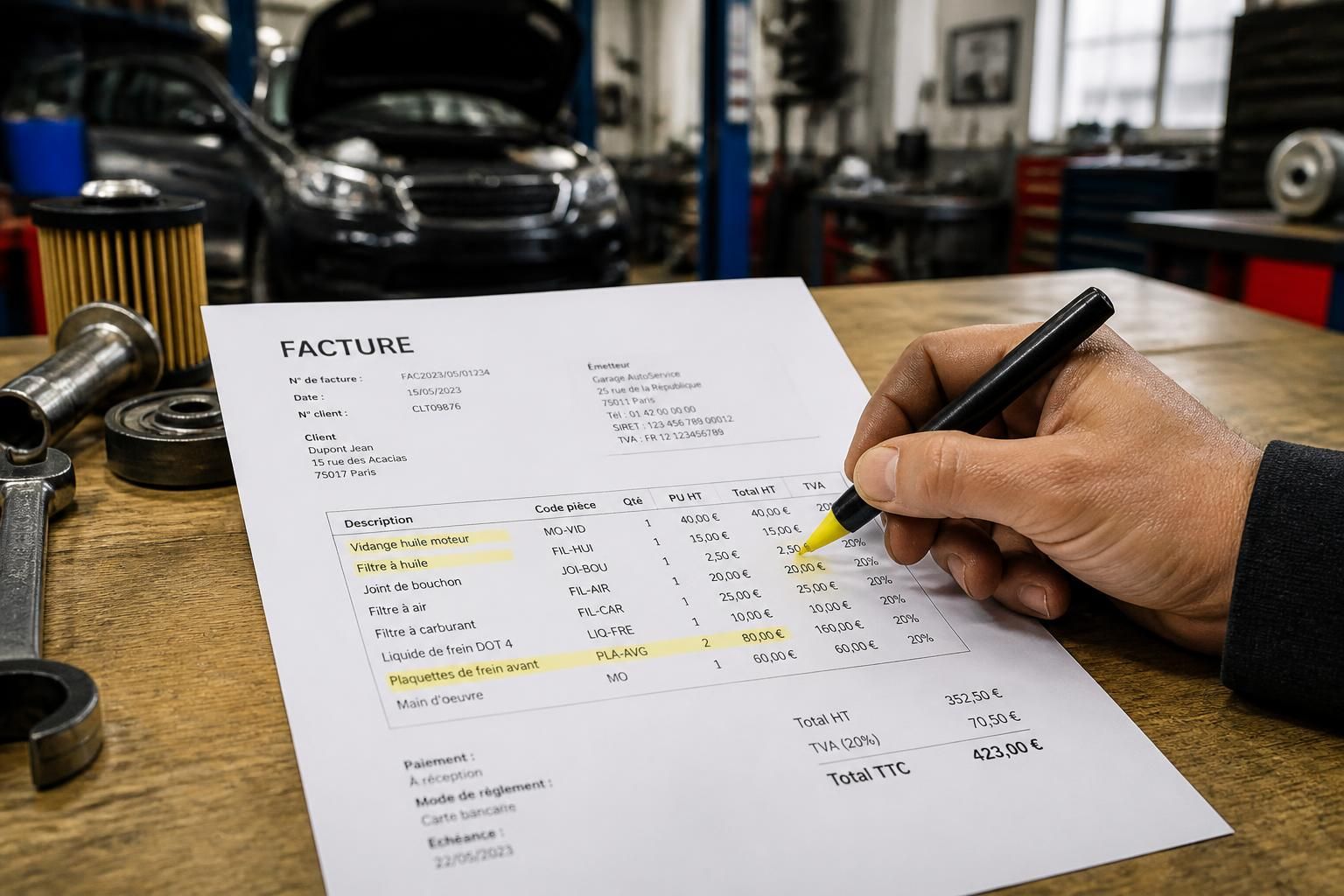 facture dentretien voiture comment la lire et la verifier découvrez comment lire et vérifier facilement une facture d'entretien voiture pour mieux comprendre les coûts et éviter les mauvaises surprises.