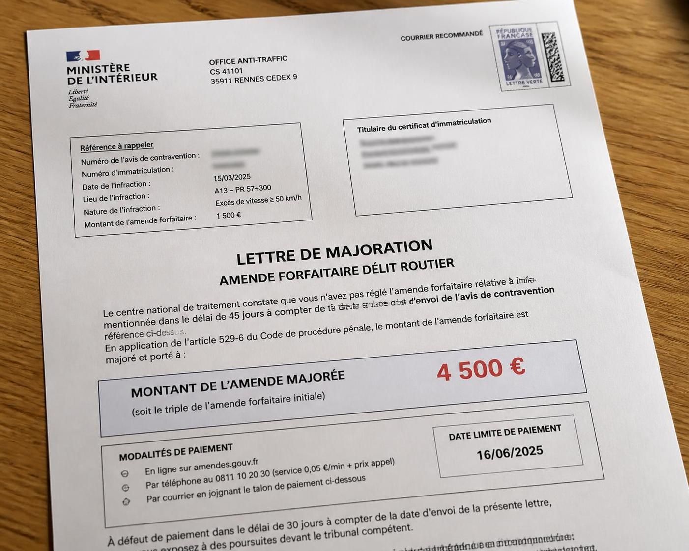 amende forfaitaire majoree pourquoi le montant a triple et quoi faire 1 découvrez pourquoi le montant de l'amende forfaitaire majorée a triplé, les raisons de cette augmentation, et les démarches à suivre pour la contester ou la régler efficacement.